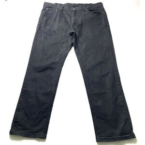 Levi's 541 Black Straight Leg Zip Fly Jeans Men's Size 38x30